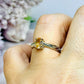 Citrine Adjustable Ring in Gift Bag