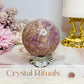 Rare Phosphosiderite Sphere On Stand 262g
