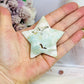 Blue Caribbean Calcite Carved Star