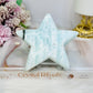 Large Caribbean Calcite Star on Stand 11.5cm