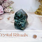 Ocean Jasper Carved Flame 5.5cm