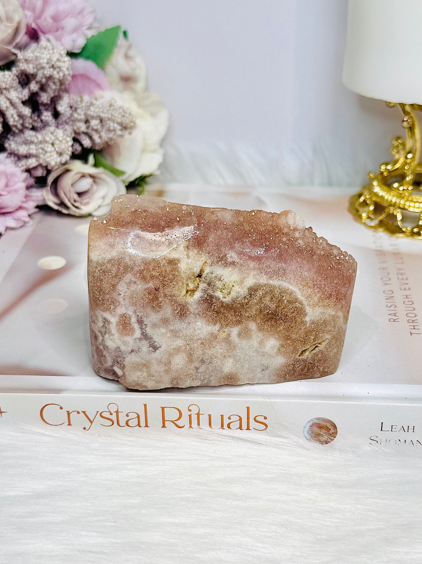 Druzy Pink Amethyst Freeform 313g