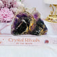 Stunning Free Standing Purple Fluorite Slab 10cm