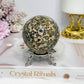 Leopard Skin Jasper Sphere on Stand 295g