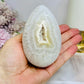 Large Druzy Agate Egg on Stand 9cm 423g