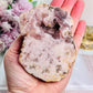 Stunning Chunky Druzy Pink Amethyst Slab From Brazil