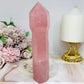 Large High Grade Dark Pink Rose Quartz Sceptre | Tower 17.5cm