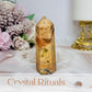 Sunstone & Apatite Chunky Tower 8cm