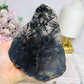 Large Black Tourmaline In Quartz Slab on Stand 19cm