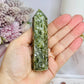 Green Mica Chunky Tower 9.5cm