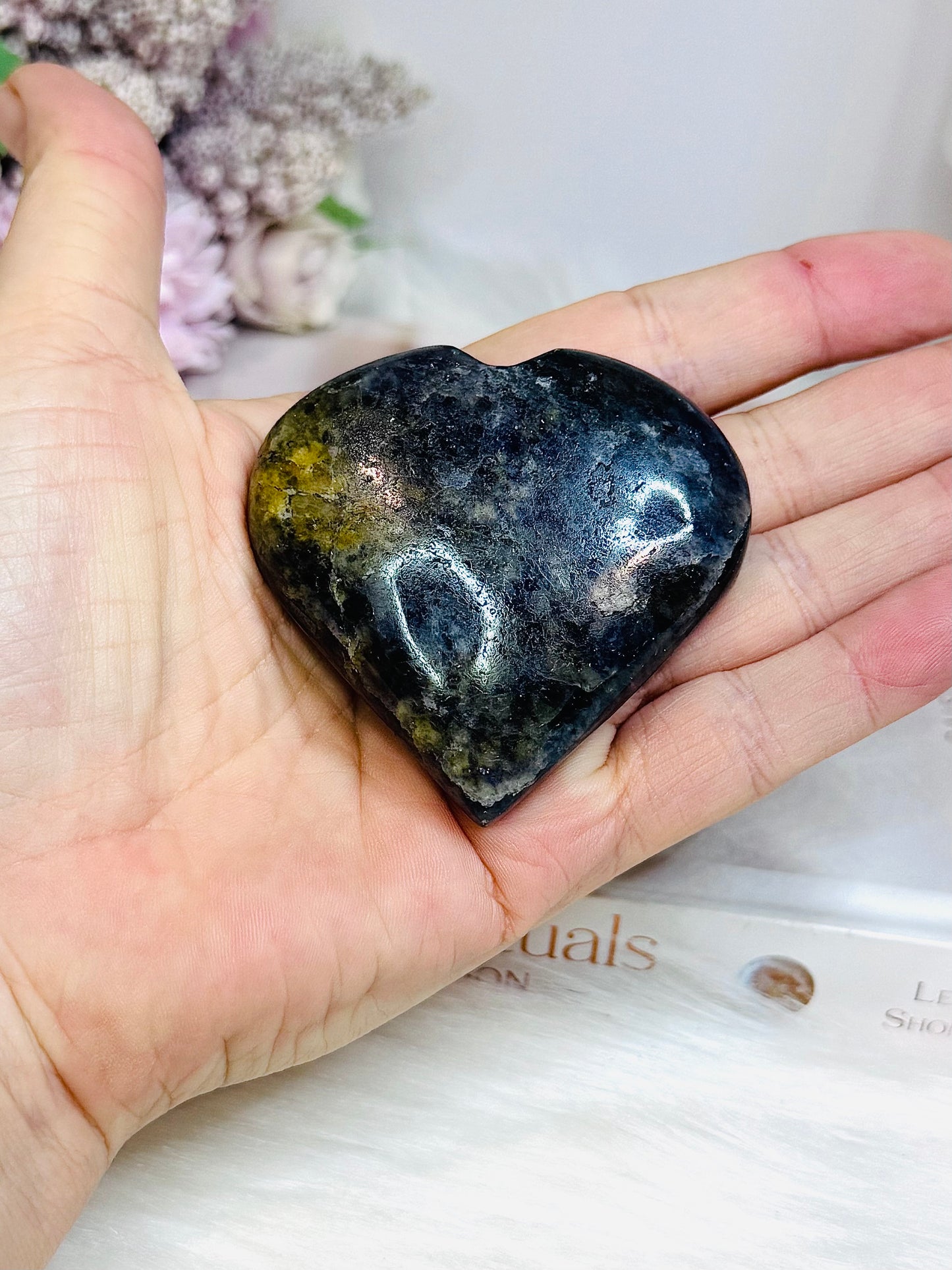 Lolite Carved Heart