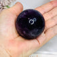 High Grade Purple Fluorite Sphere on Stand 216g