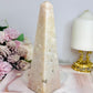 ⚜️ SALE ⚜️ Large Druzy Pink Amethyst Obelisk | Tower 18cm 525g