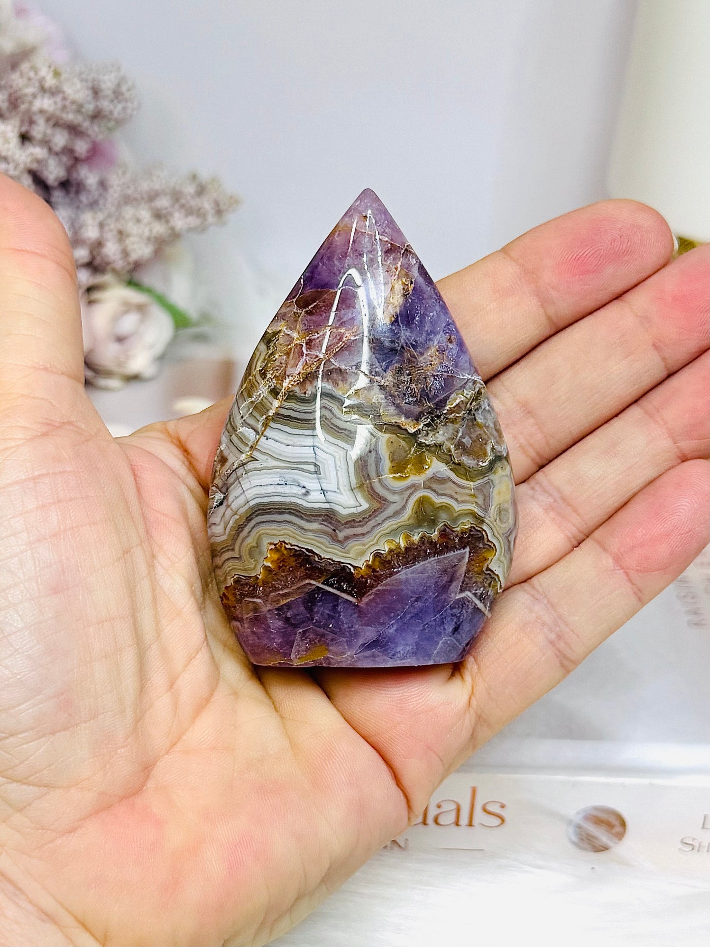 Crazy Lace Amethyst Flame 7.5cm