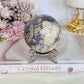 Gorgeous Natural Cherry Agate Carved Sphere On Stand 371grams