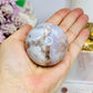 Druzy Flower Agate Sphere on Stand 172g