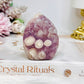 High Grade Druzy Pink Amethyst Flame | Freeform 6.5cm