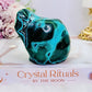 Helps Heal Heartache ~ Stunning Large Malachite |Chrysocolla Polished Natural Freeform 415grams