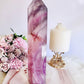 A Dream Piece ~ Fabulous Large Chunky Purple Fluorite Tower 23cm Over 1KG With Beautiful Clarity & Amazing Colour