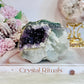 Super Stunnning High Grade Deep Purple Amethyst with Calcite Inclusions 9cm