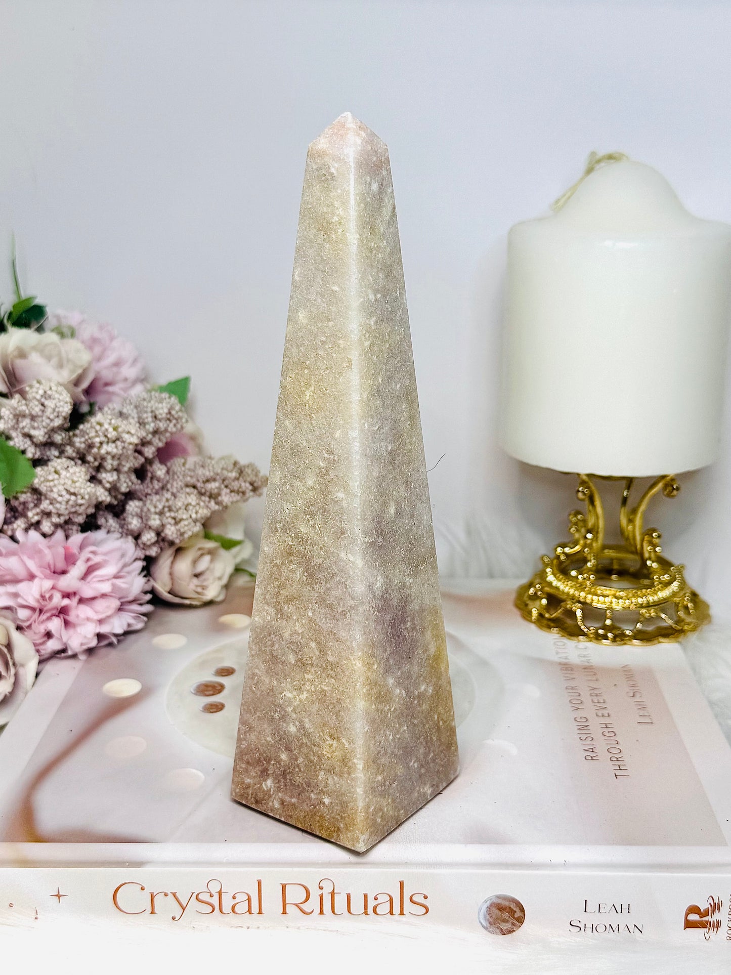 Pink Amethyst Obelisk | Tower From Brazil 18cm