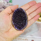 High Grade Amethyst Cluster Palm Stone