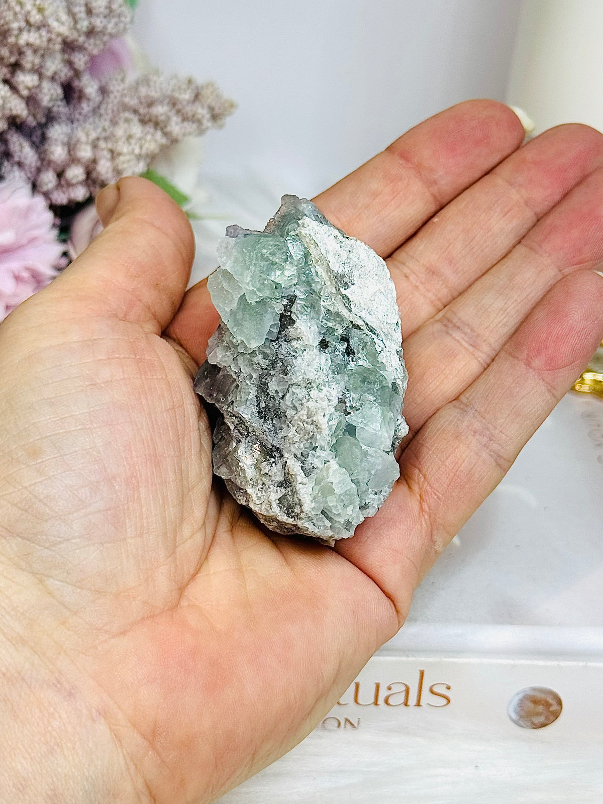Natural Blue Fluorite Specimen 92g
