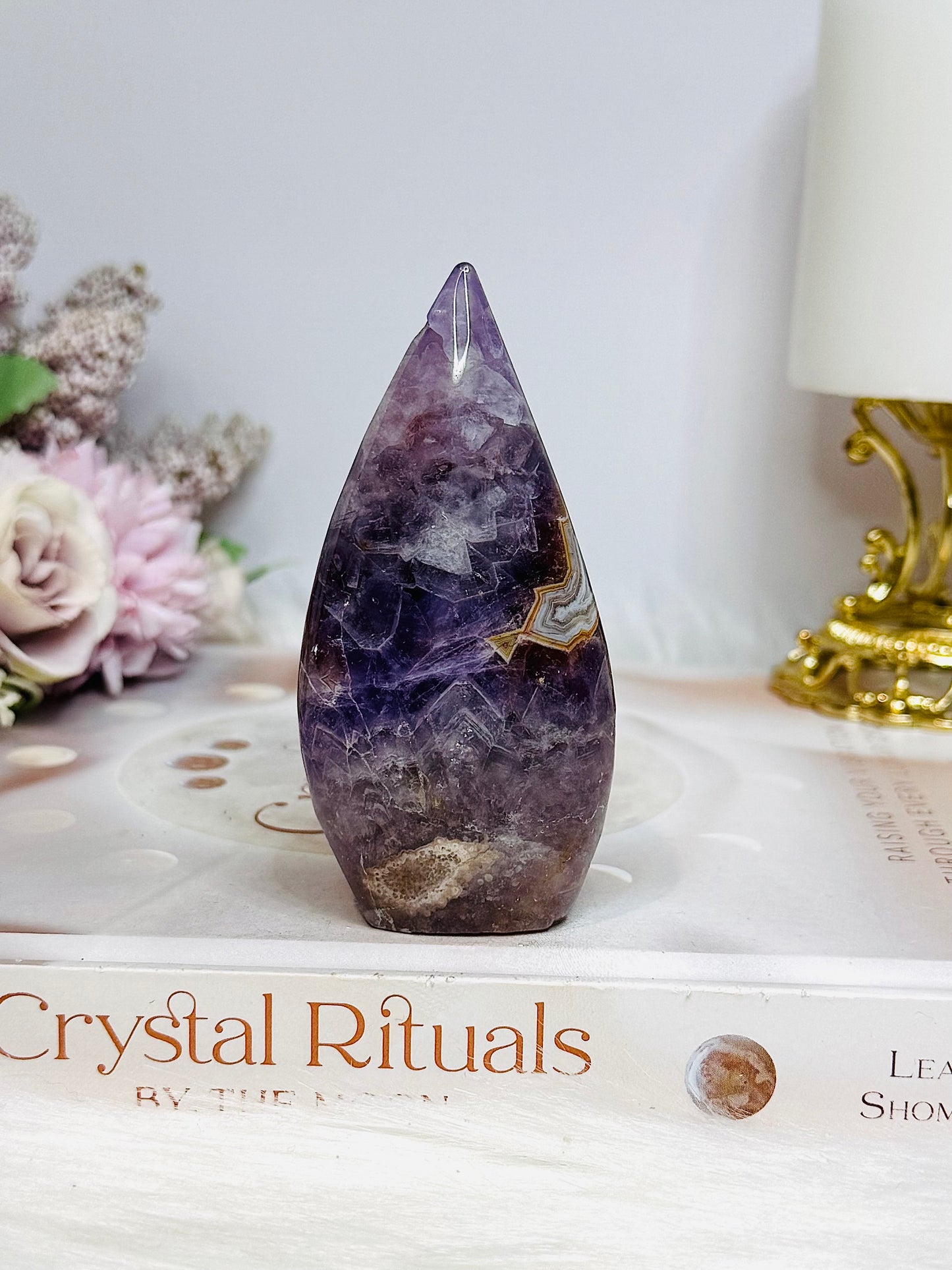 Crazy Lace Amethyst Flame | Freeform 9cm