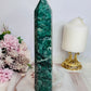 Large Chunky Natural Emerald Tower 22cm 676grams