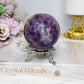 Large Crazy Lace Agate Sphere on Stand 378g