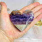 Crazy Lace Amethyst Heart 7cm