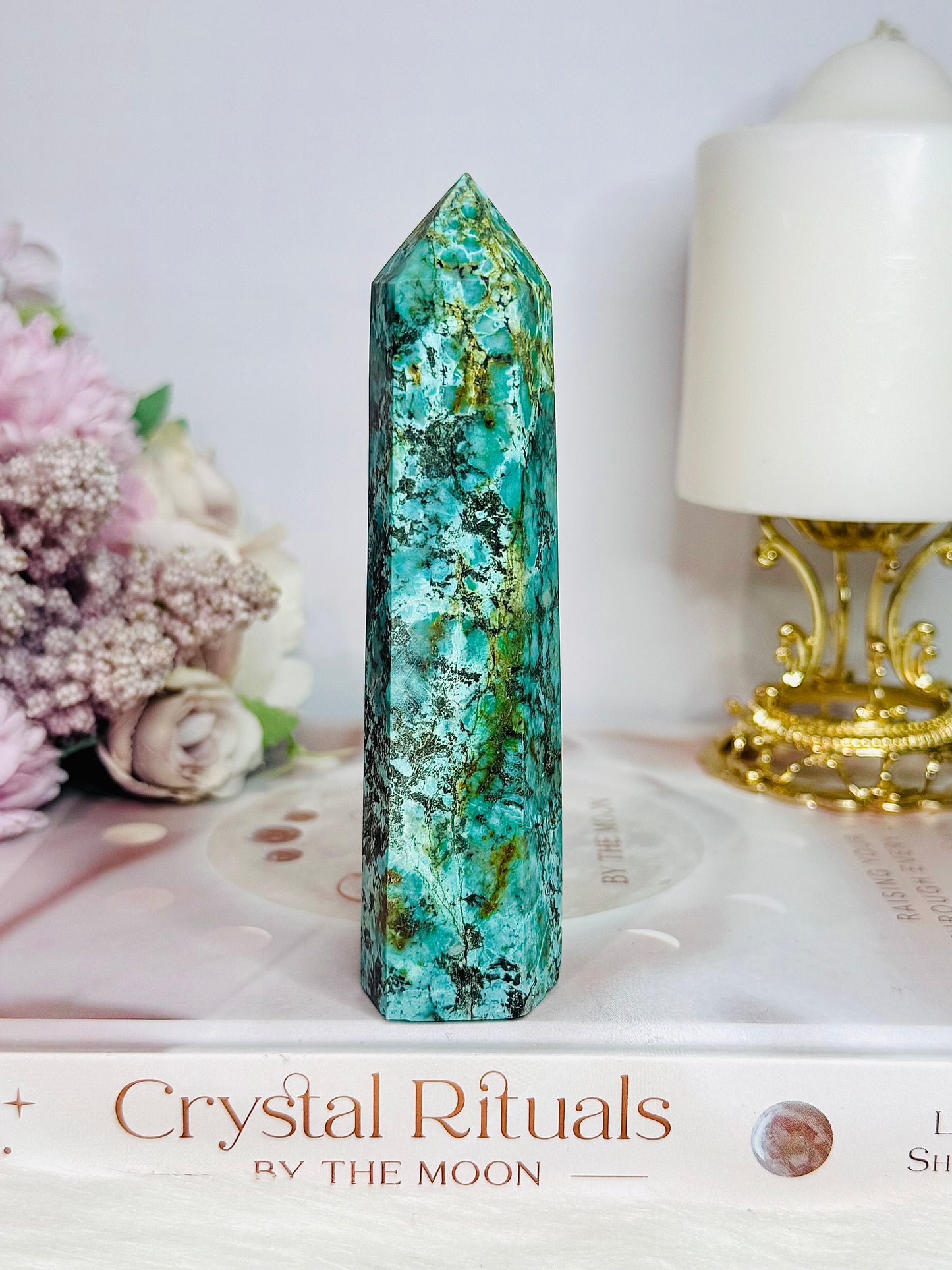 Natural Stunning Turquoise Tower 12cm