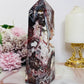 High Grade Druzy Mexican Lace Agate Chunky Tower 635g 16cm