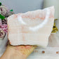 Mexican Pink Calcite Natural Slab 13cm on Stand