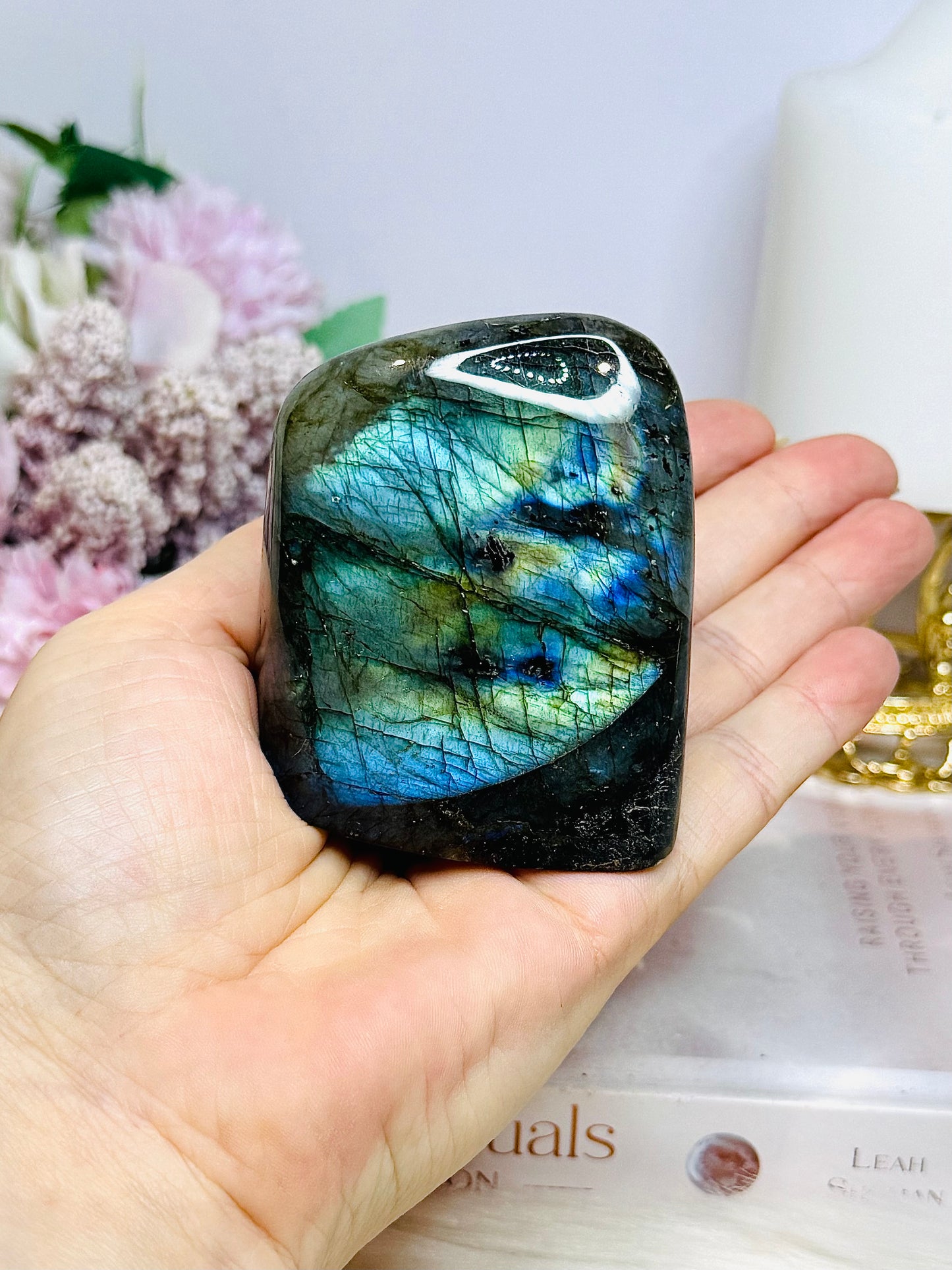 Natural Labradorite Polished Freeform 254g