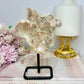 Large Natural Pink Lithium Cluster on Stand 514g
