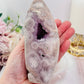 ⚜️ SALE ⚜️ Elegant Large 15cm 686gram Druzy Pink Amethyst Freeform From Brazil