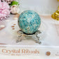 Amazonite Sphere on Stand 166g
