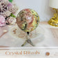 Peach Blossom Tourmaline Sphere On Stand 196g