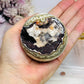 Mexican Lace Agate Druzy Sphere on Stand 331g