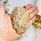 Natural Tangerine Quartz Cluster Specimen 9.5cm