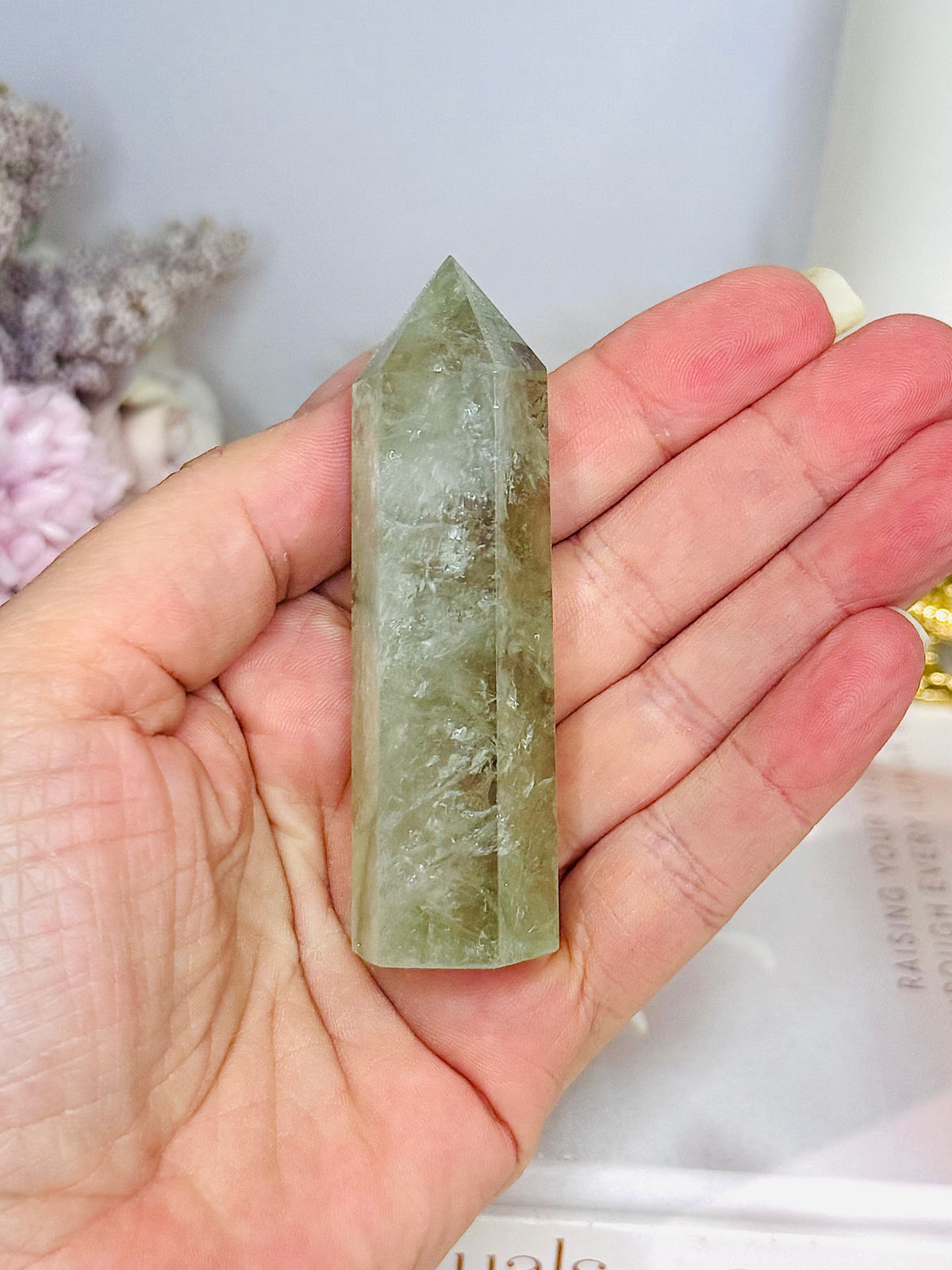 Green Amethyst | Prasiolite Tower 7.5cm