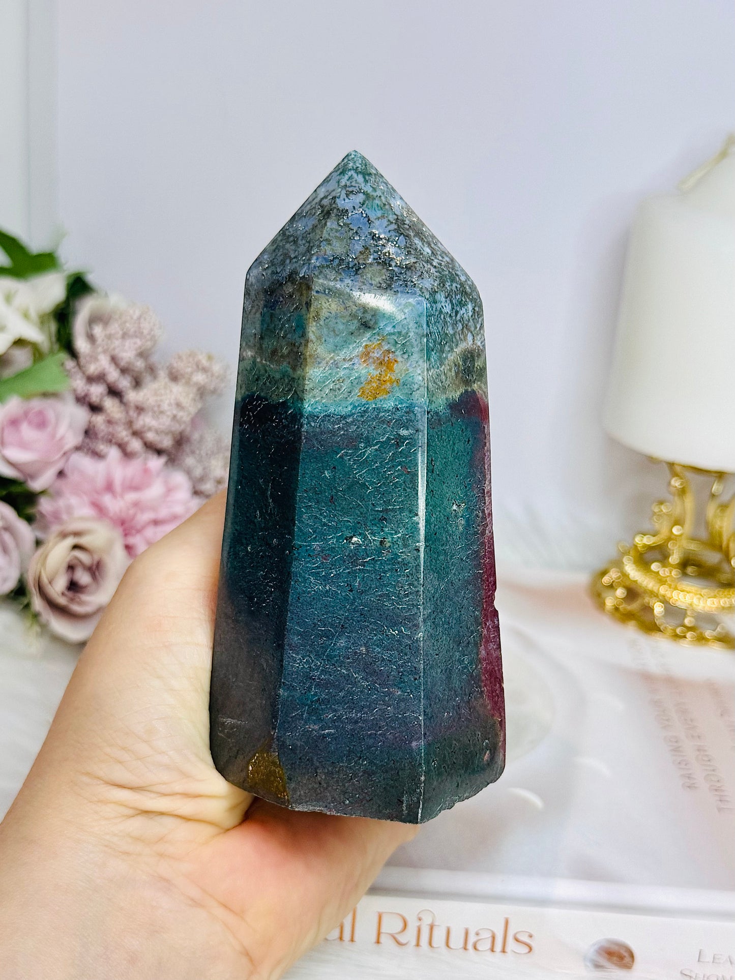 Chunky Ocean Jasper Tower 12.5cm