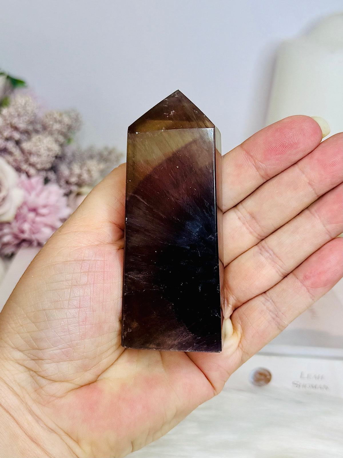 Chocolate Fluorite Tower 9cm