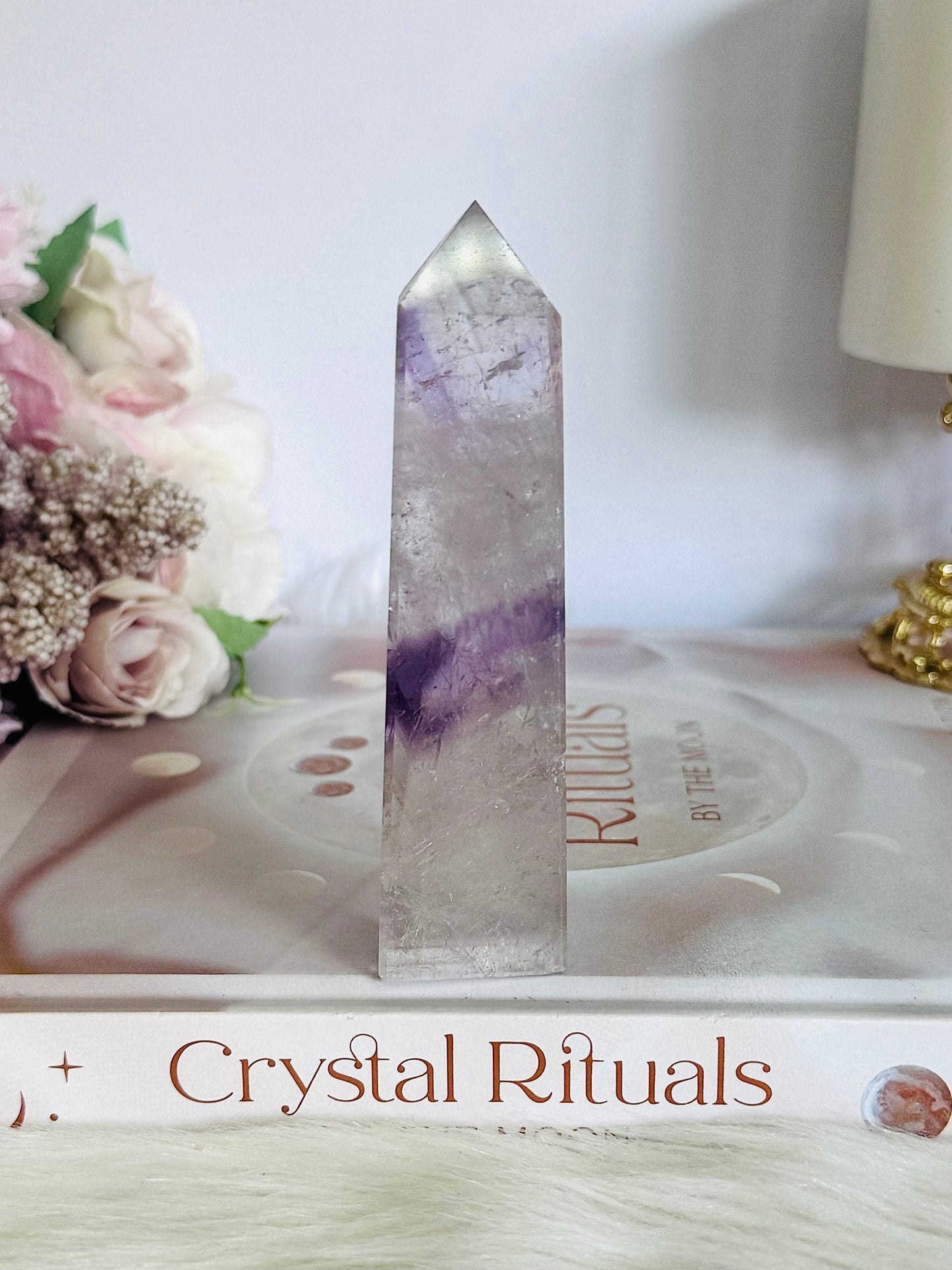 Gorgeous 10cm Phantom Amethyst Tower