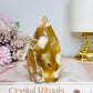 Natural Flower Agate Carved Freeform | Flame 10cm