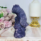 Lepidolite Carved Parrot | Bird Large 14cm 588g