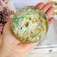 Huge Natural Glorious Variscite Sphere On Stand 802grams