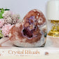 High Grade Druzy Pink Amethyst Chunky Heart 451g