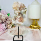 Natural Zeolite / Flower Amethyst Freeform on Stand 16cm